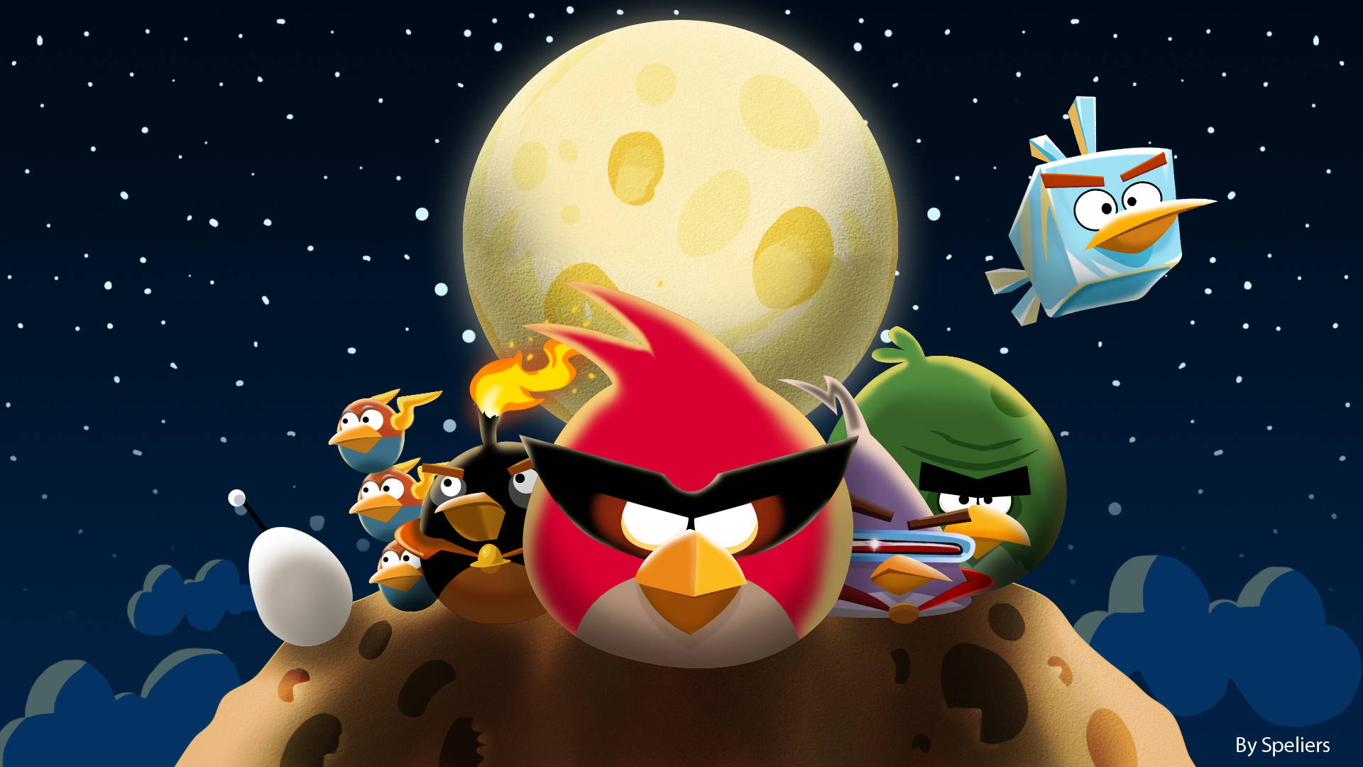 Angry Birds Plads Wallpaper