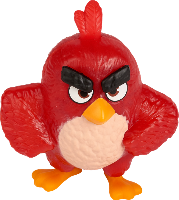Angry Birds Red Toy Figure PNG