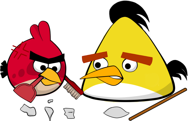 Angry Birds Redand Chuck PNG