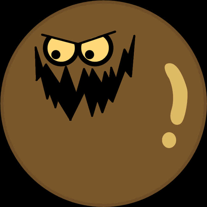 Angry Bubble Expression PNG