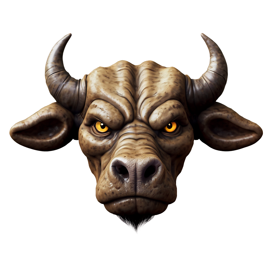 Angry Bull Head Design Png Ifs81 PNG