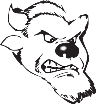 Angry_ Bull_ Head_ Vector_ Graphic PNG