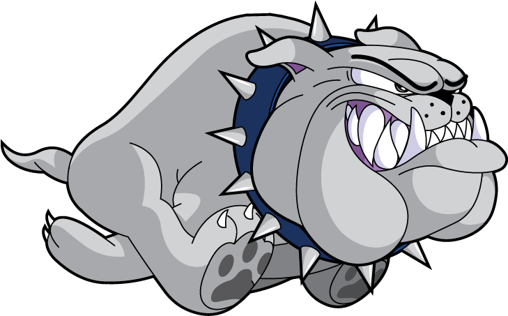 Angry Bulldog Cartoon Character PNG