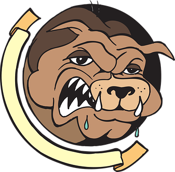 Angry Bulldog Logo PNG