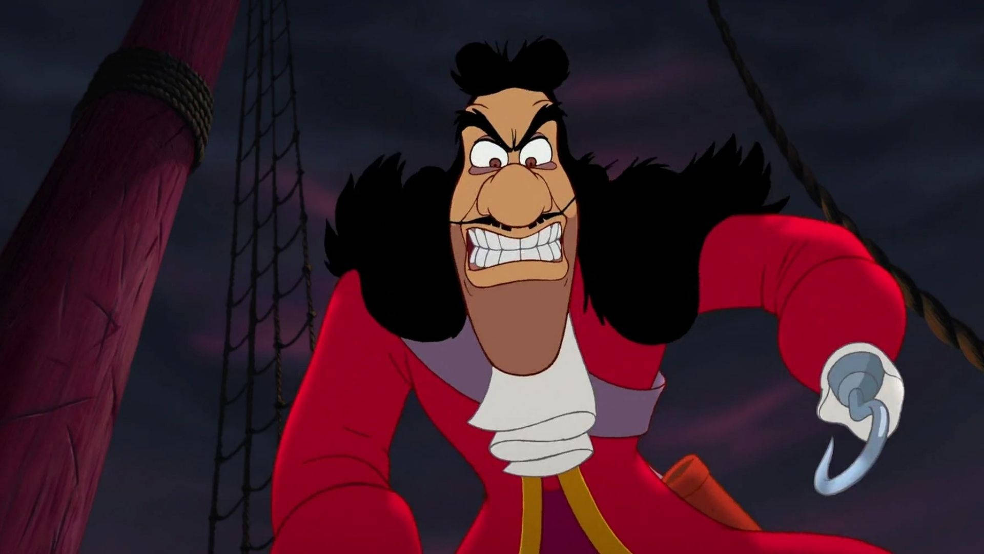 Download Angry Captain Hook Wallpaper