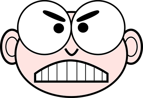 Angry Cartoon Face PNG