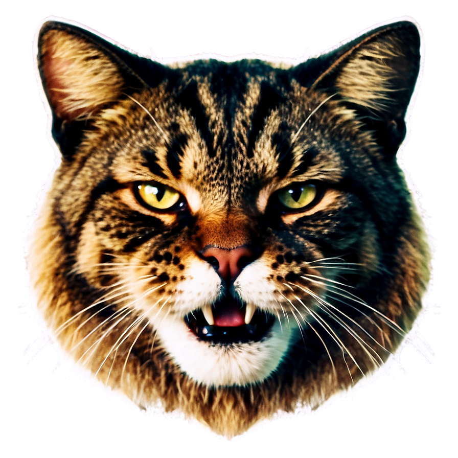 Angry Cat Face Png Lbl10 PNG