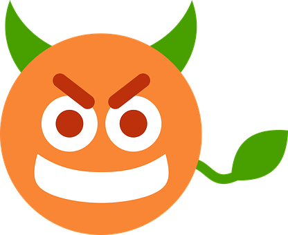 Angry Clementine Cartoon PNG