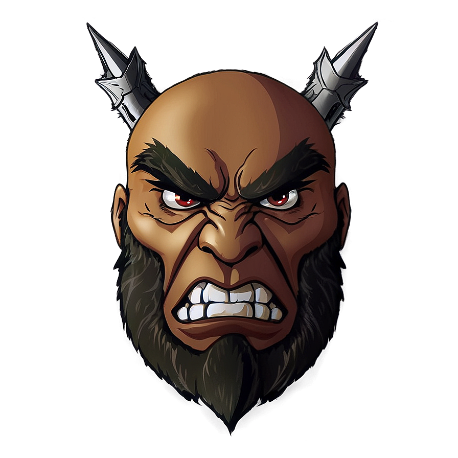 Angry D PNG