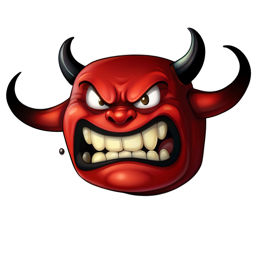 Download Angry Devil Emoji Png 05252024 | Wallpapers.com