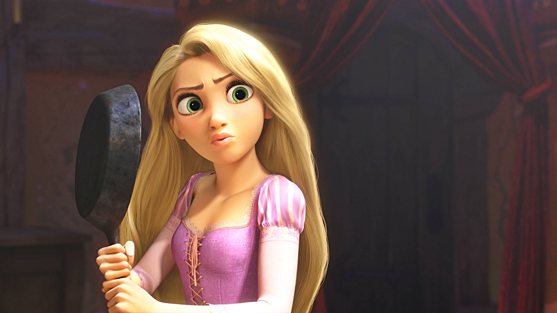 Angry Disney Princess Rapunzel