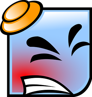 Angry Document Icon PNG