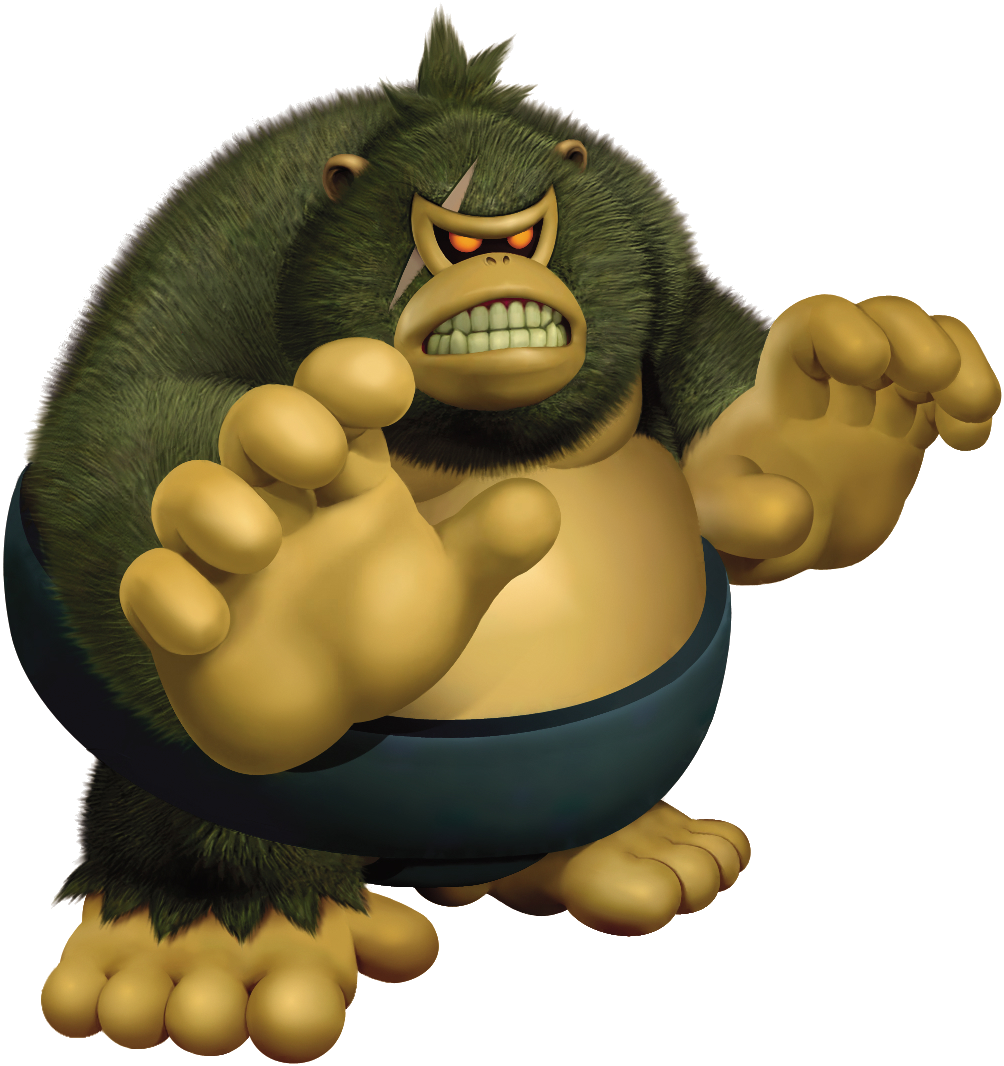 Angry Donkey Kong Character PNG