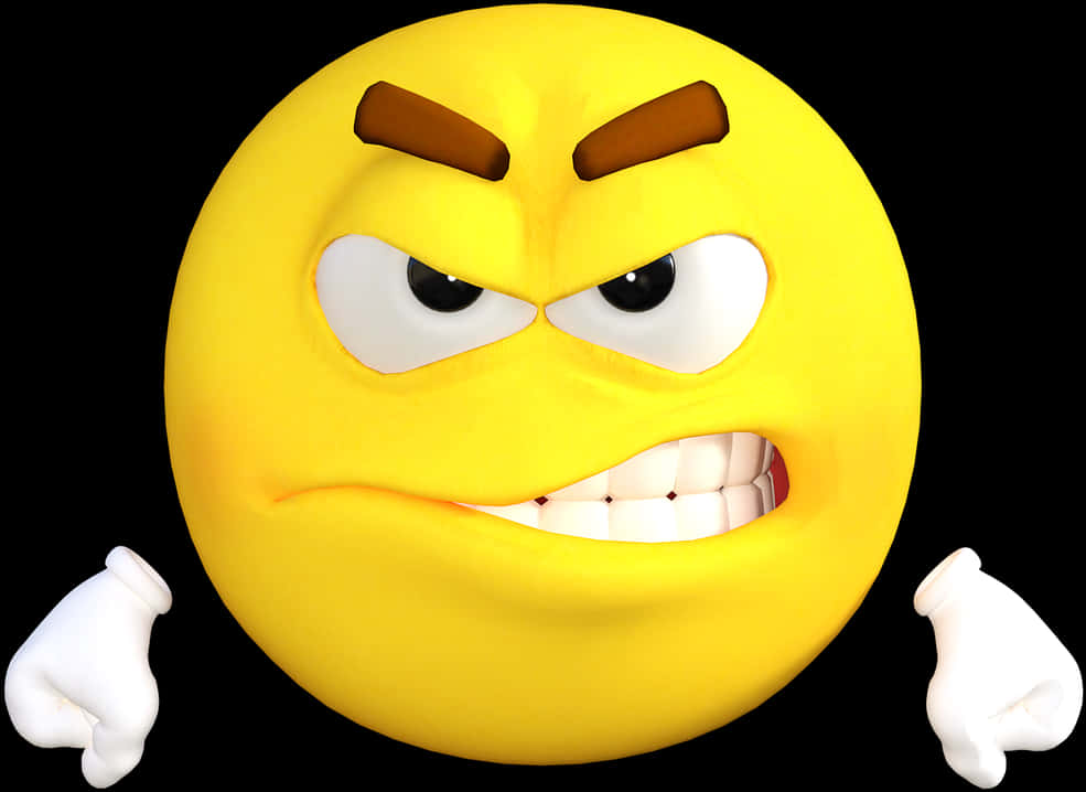 Angry Emoji Expression PNG
