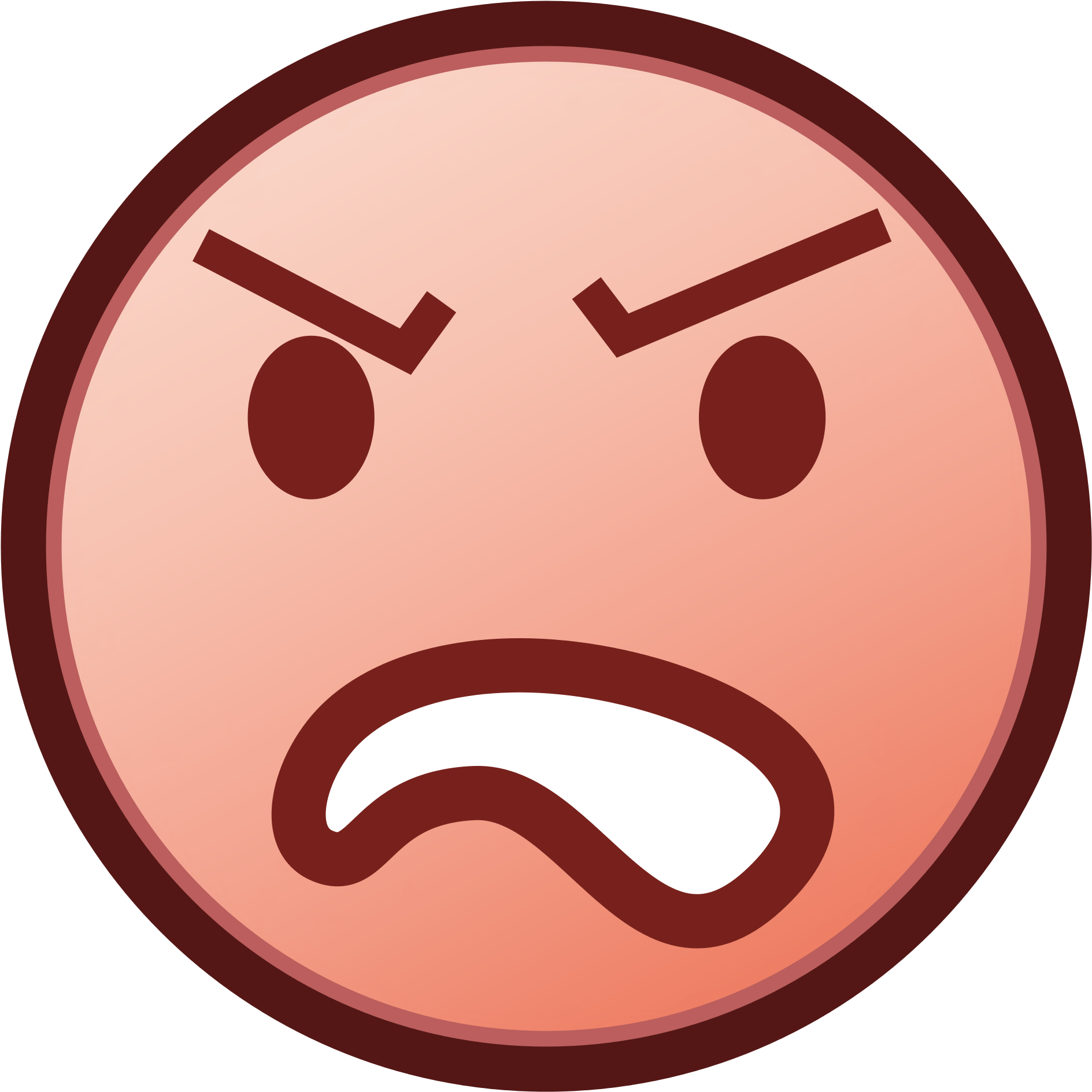 Angry Emoji Graphic PNG