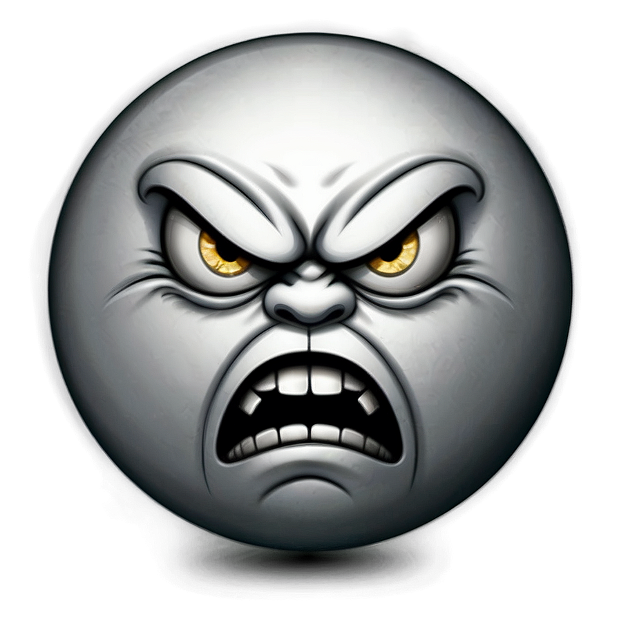 Download Angry Emoji Icon Png Ubp | Wallpapers.com