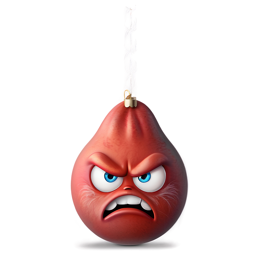 Angry Emoji With Red Face Png 05252024 PNG