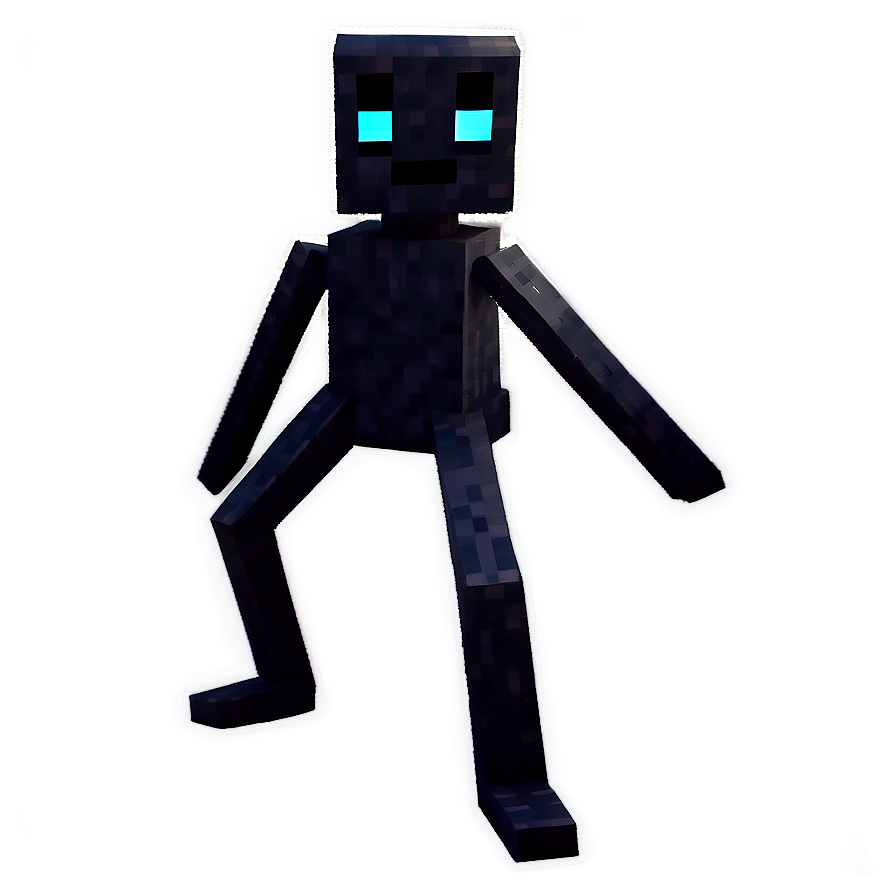 Angry Enderman Attack Stance Png Pxr PNG