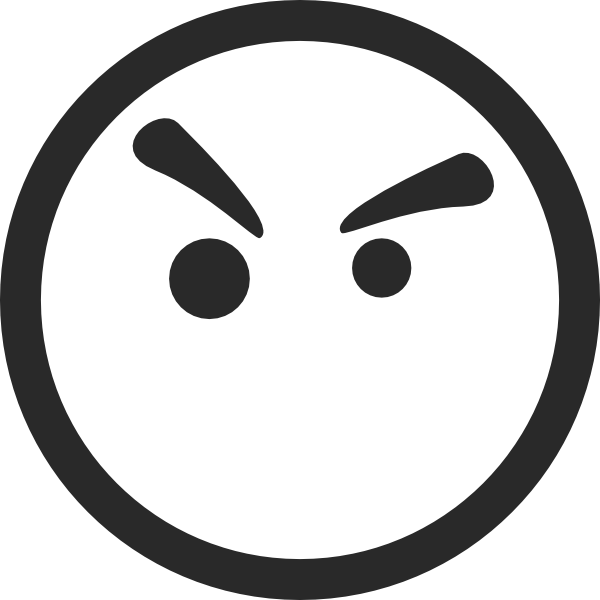Angry Face Emoji Icon.png PNG