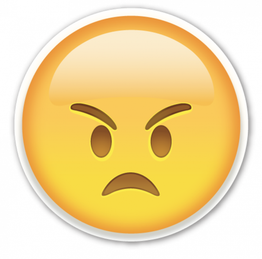 Angry Frustrated Emoji PNG