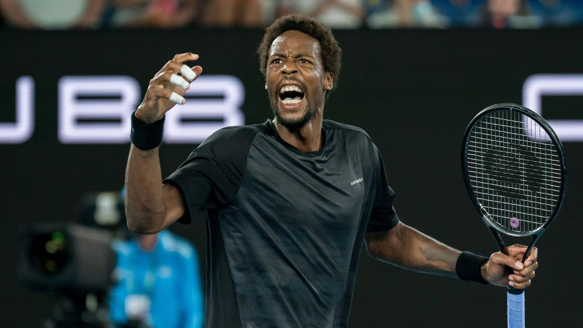 Angry Gael Monfils Background