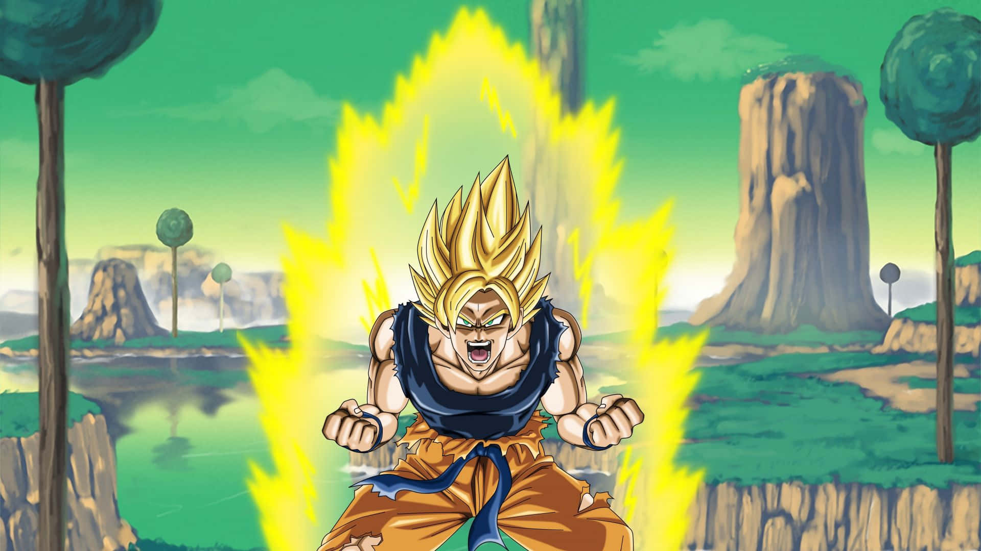 Super Saiyan 3 Angry Goku Wallpaper