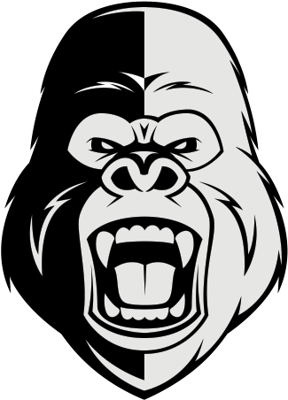 Angry Gorilla Graphic PNG