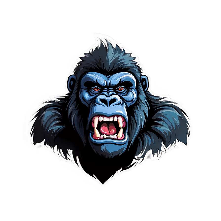 Angry Gorilla Head Logo Png 16 PNG