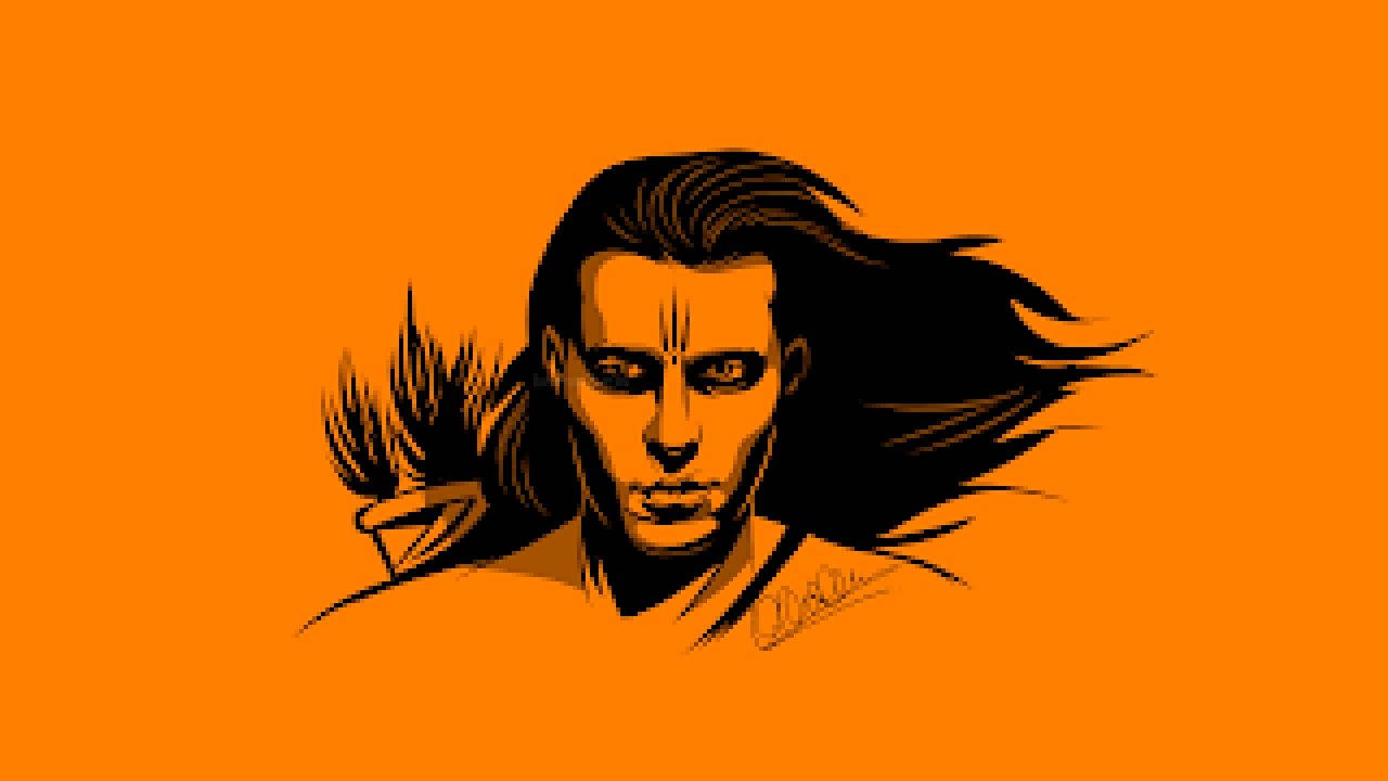Download Angry Hanuman With Orange Skin Wallpaper | Wallpapers.com
