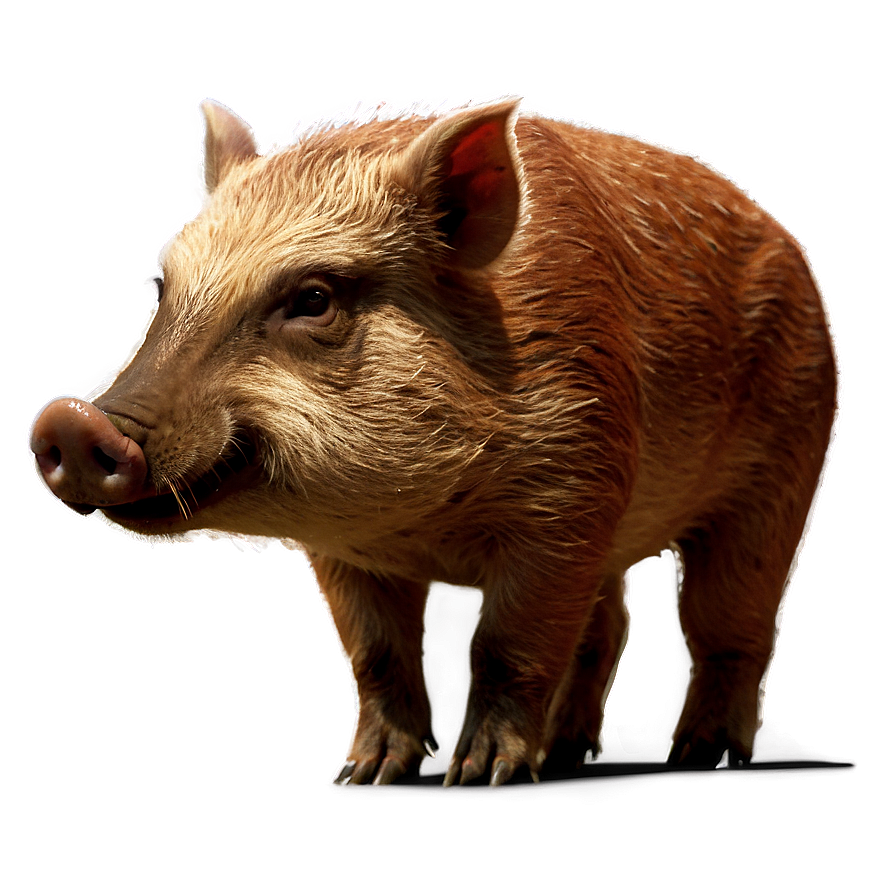 Angry Hog Png 06252024 PNG
