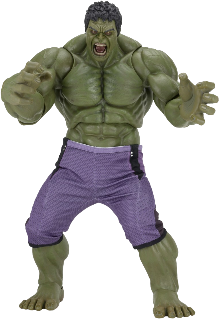 Angry Hulk Action Figure PNG