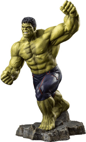 Angry Hulk Figure Pose PNG