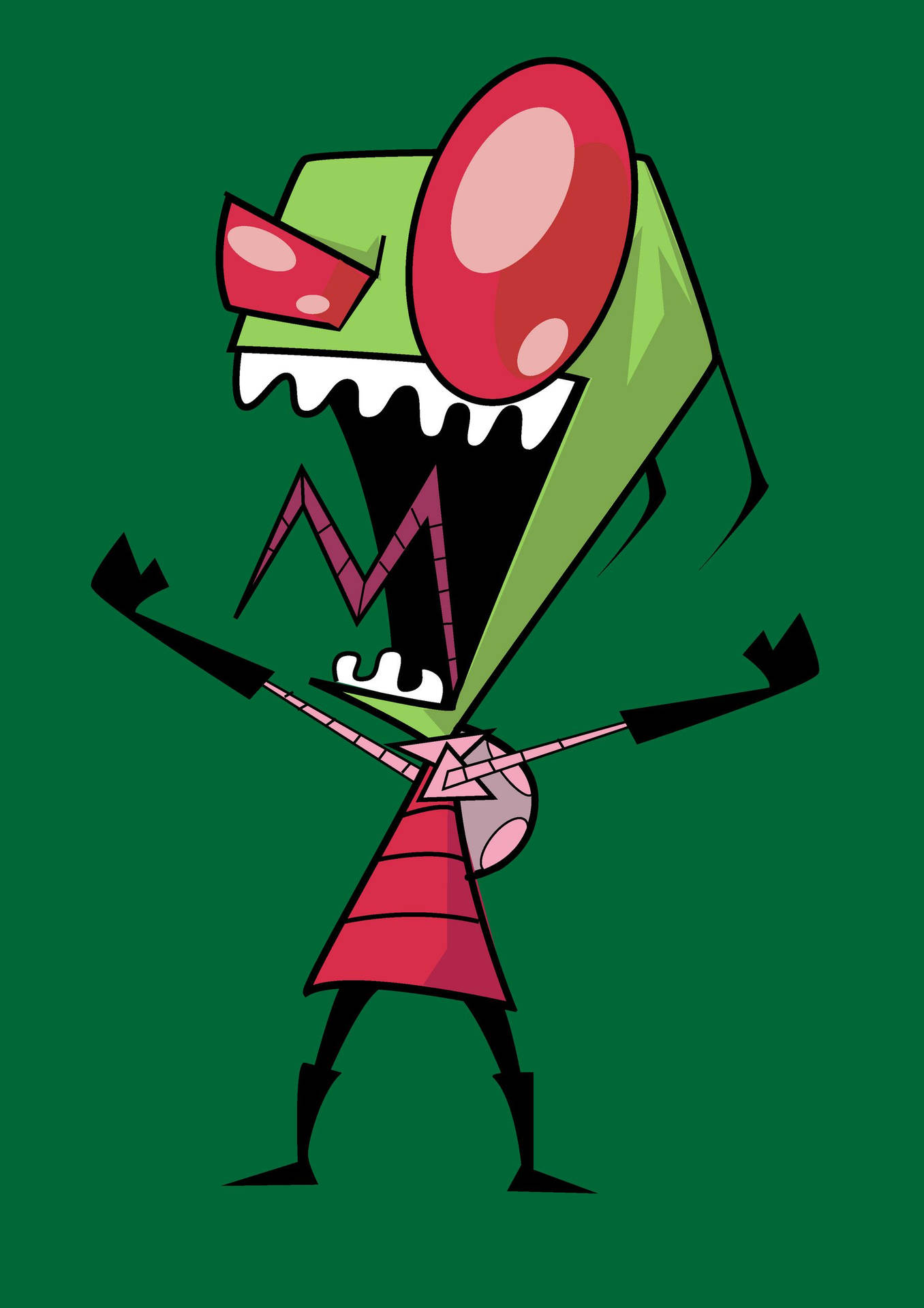 Angry Invader Zim Poster Background