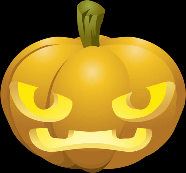Angry Jack O Lantern Emoji PNG