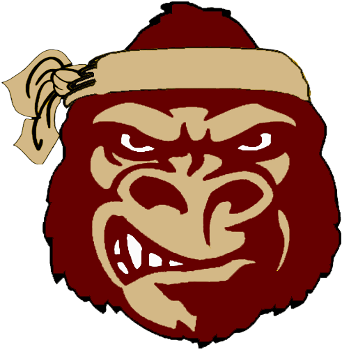 Angry Monkey Football Logo PNG