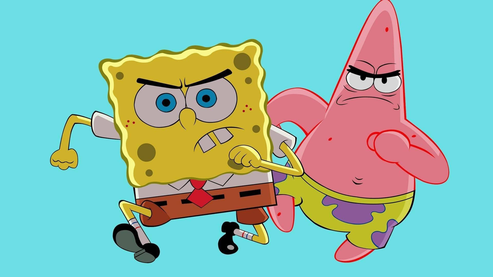 Angry Patrick Star And Spongebob