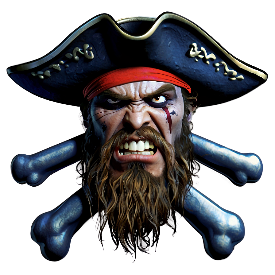 Angry Pirate Icon Png 54 PNG