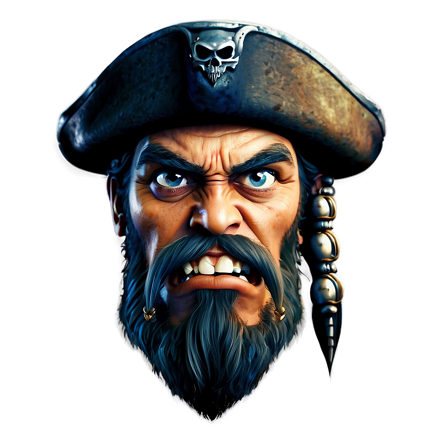 Angry Pirate Icon Png Nip30 PNG