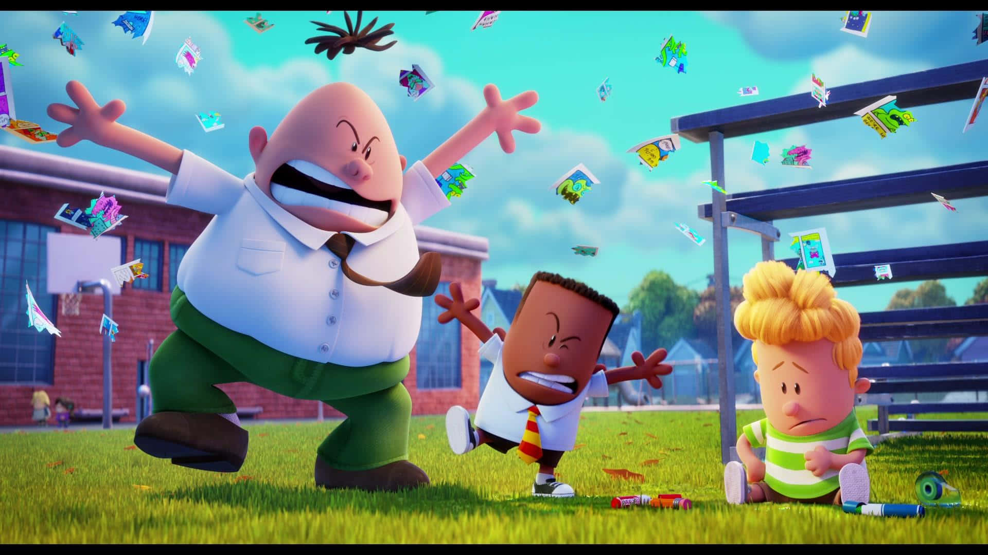 Angry Principal Krupp From Captain Underpants: The First Epic Movie Wallpaper