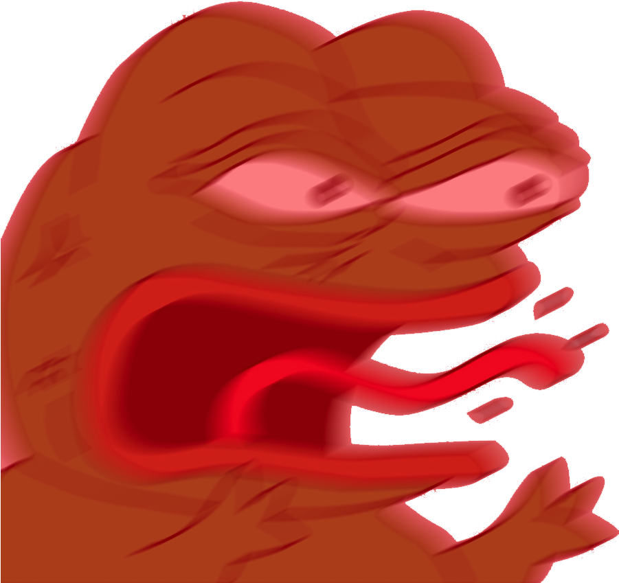 Download Angry Red Pepe Illustration | Wallpapers.com