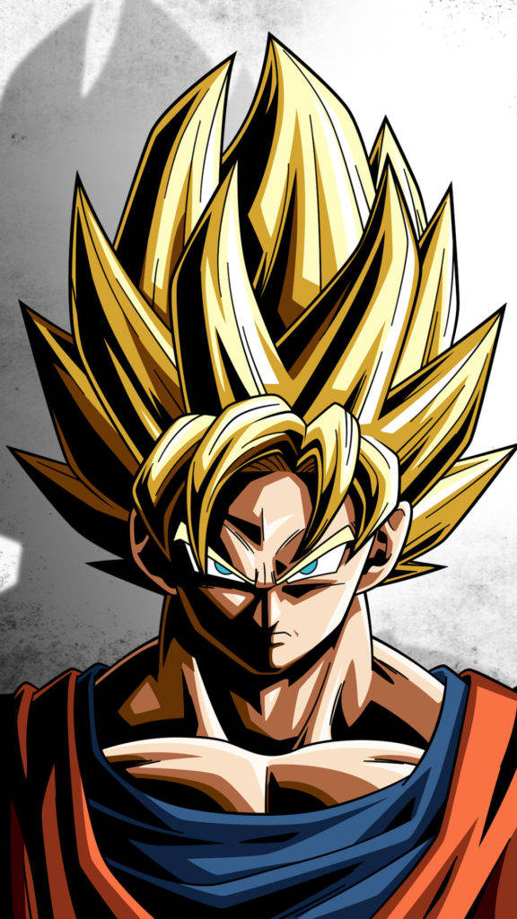 Arrabbiato Saiyan Goku Dragon Ball Z Iphone Sfondo