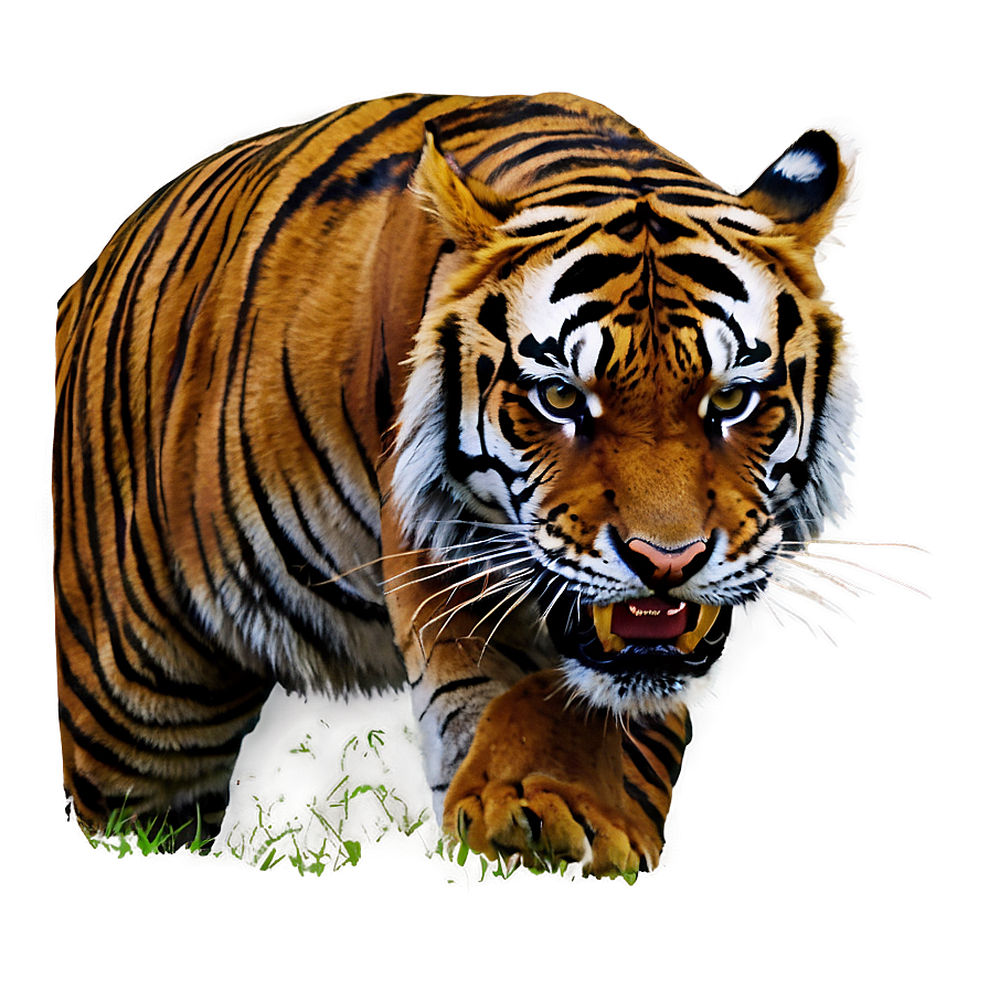 Angry Tiger C PNG