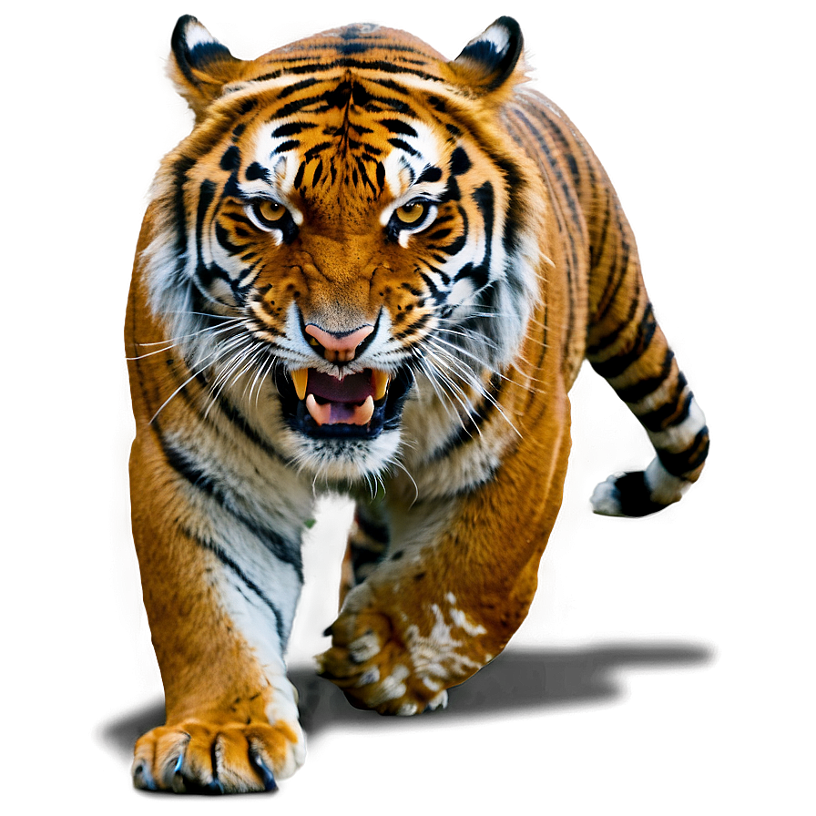 Angry Tiger D PNG