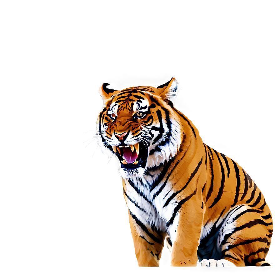 Angry Tiger Png 05032024 PNG