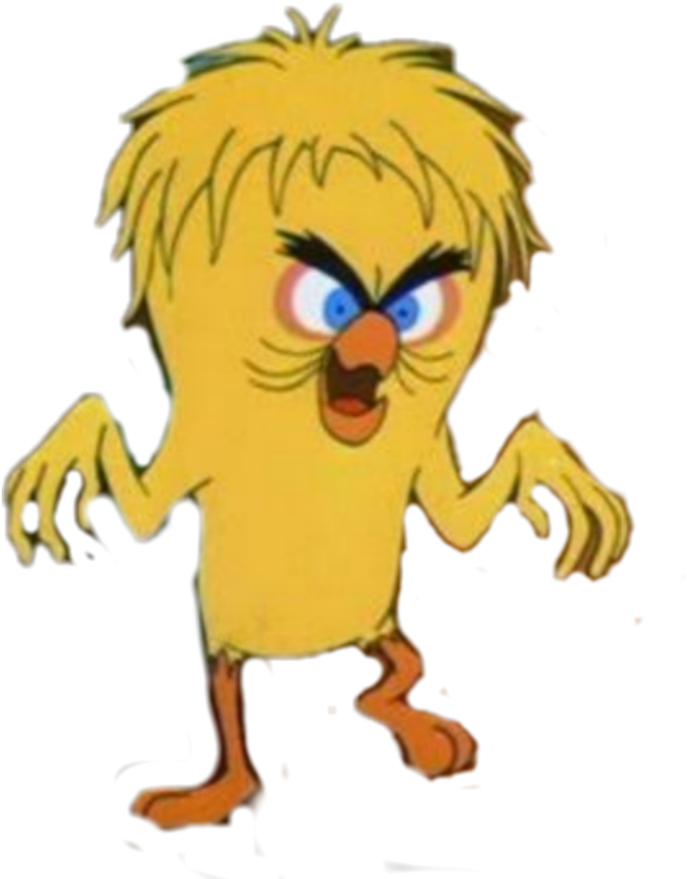 Angry Tweety Bird Cartoon PNG