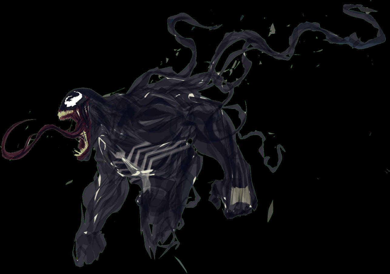 Angry Venom Alien Symbiote Wallpaper