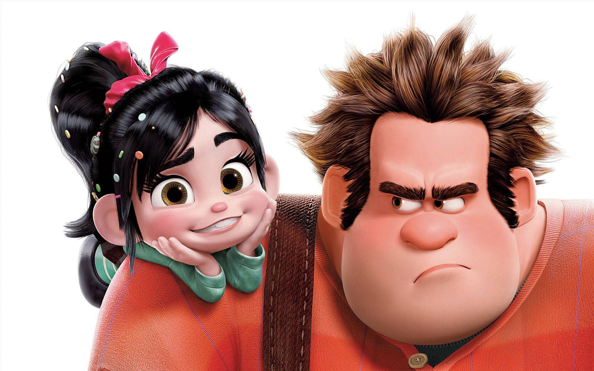 Angry Wreck-It Ralph And Vanellope Wallpaper