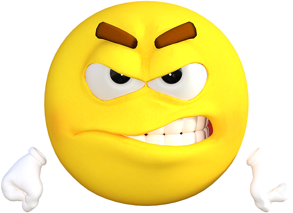 Angry Yellow Emoji Expression.png PNG