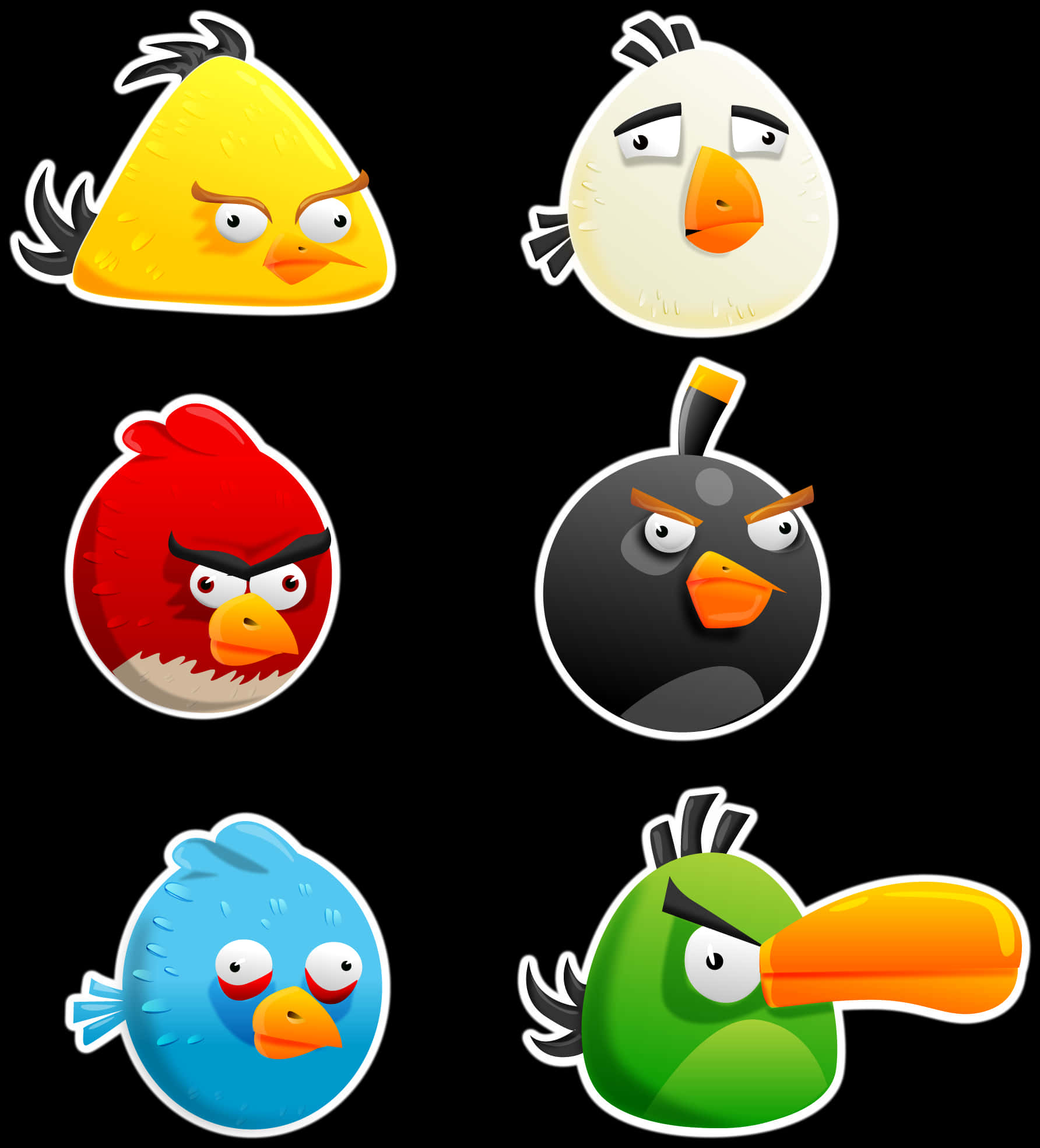 Angry_ Birds_ Character_ Collection PNG