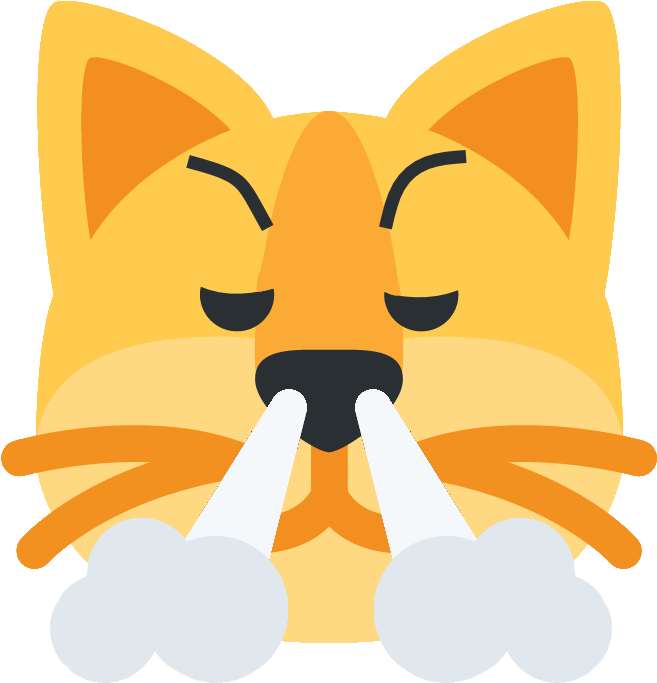 Angry_ Cat_ Emoji_with_ Steam_ Nose.png PNG